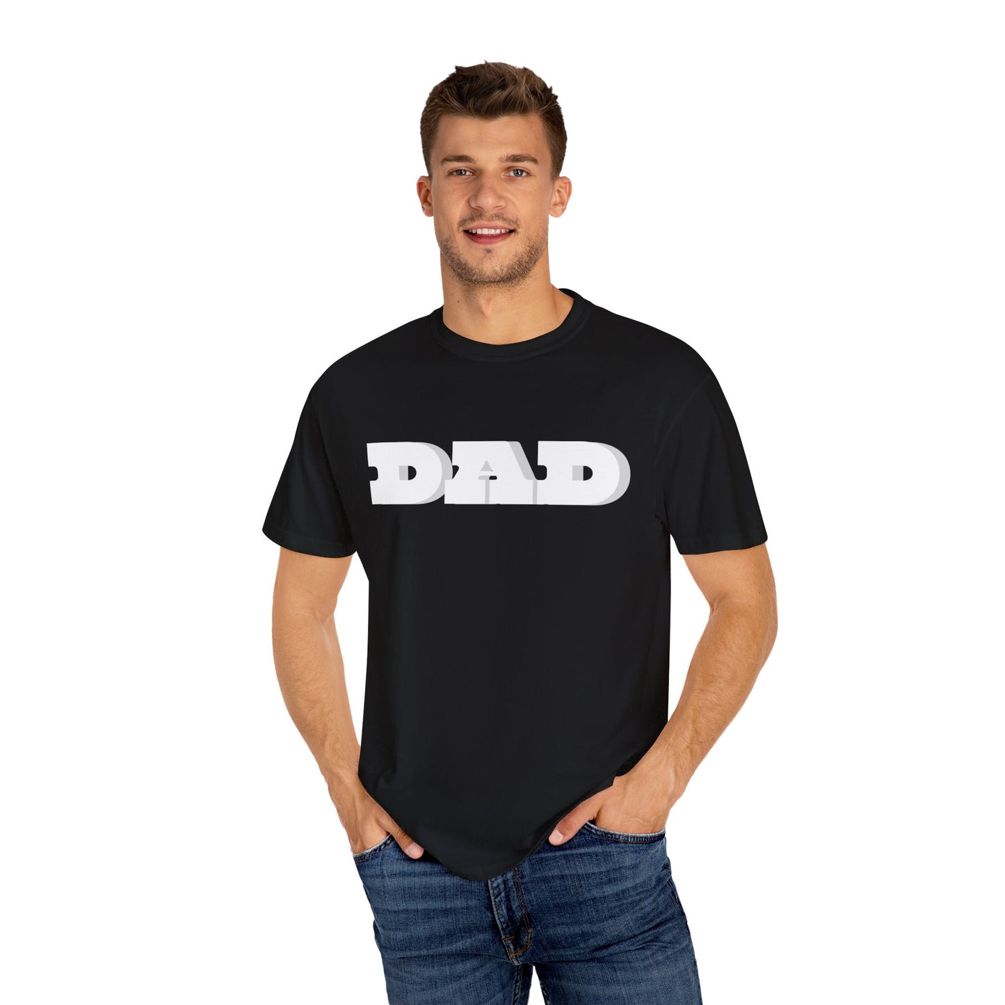 DAD Garment-Dyed T-shirt for Birthdays, Father's Day or any occasional