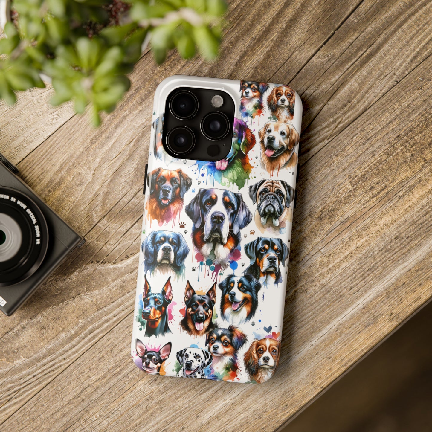 Dog World Tough Phone Cases makes a great gift for dog lovers, mom, dad, holidays