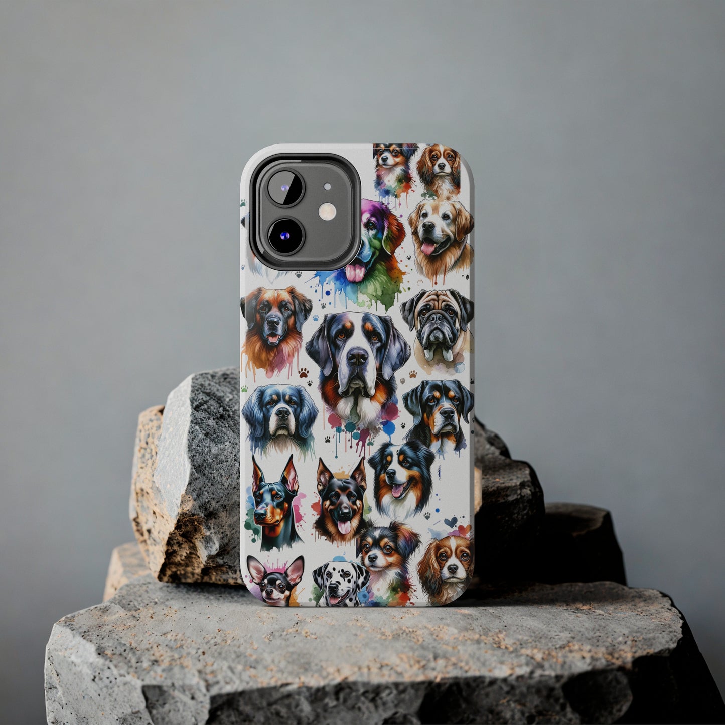 Dog World Tough Phone Cases makes a great gift for dog lovers, mom, dad, holidays