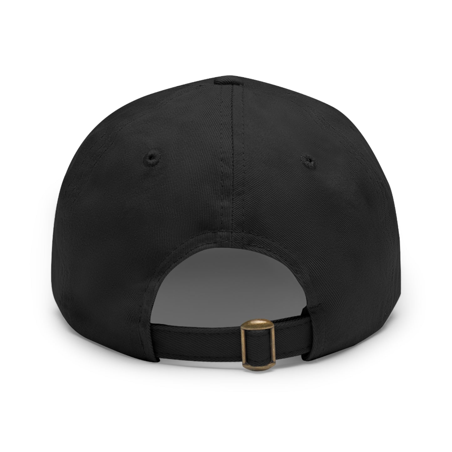 Dad Golf Hat with Leather Patch. Great for outdoors to protect from sun