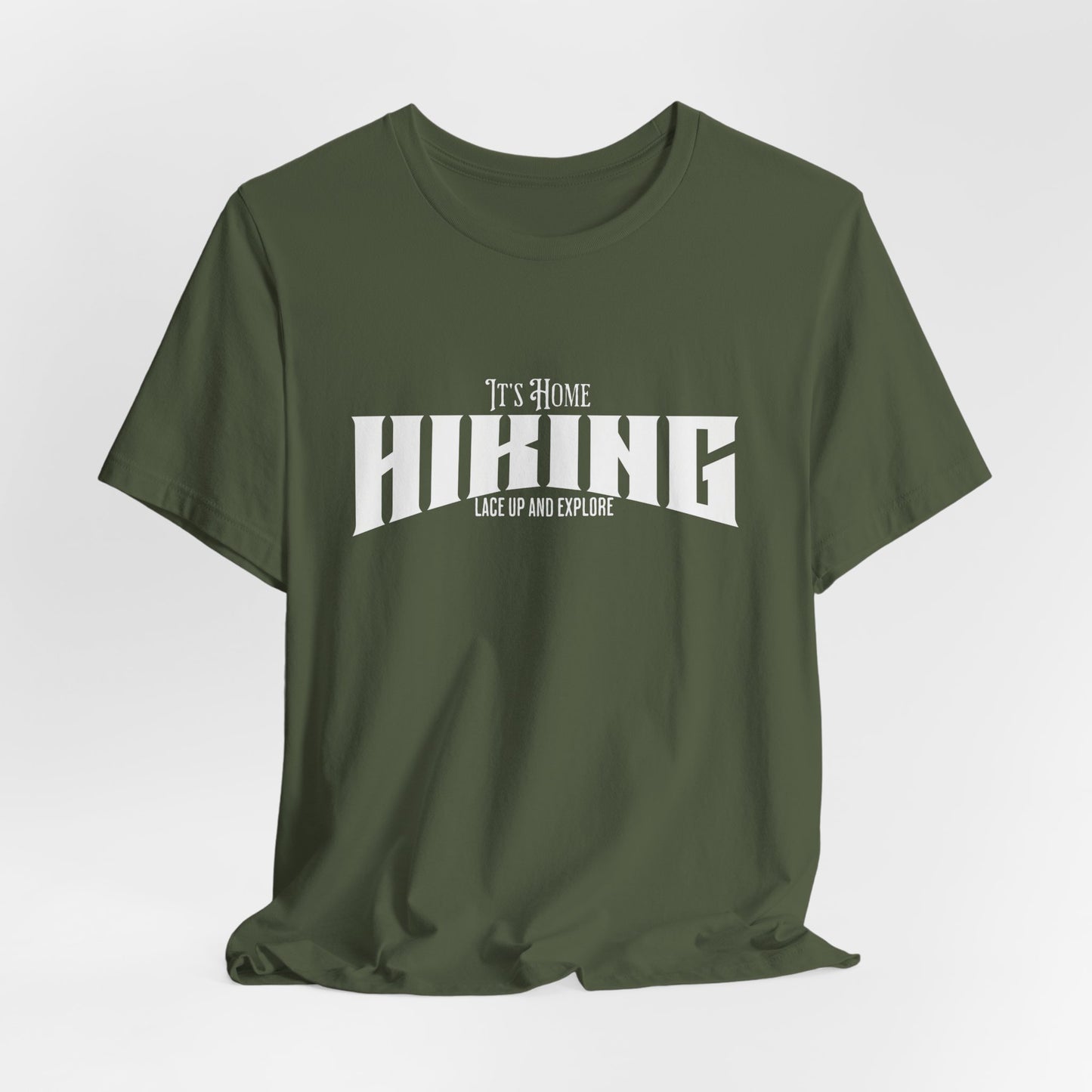 Hiking Unisex Jersey Short Sleeve Tee for adventure seeker or nature walkers