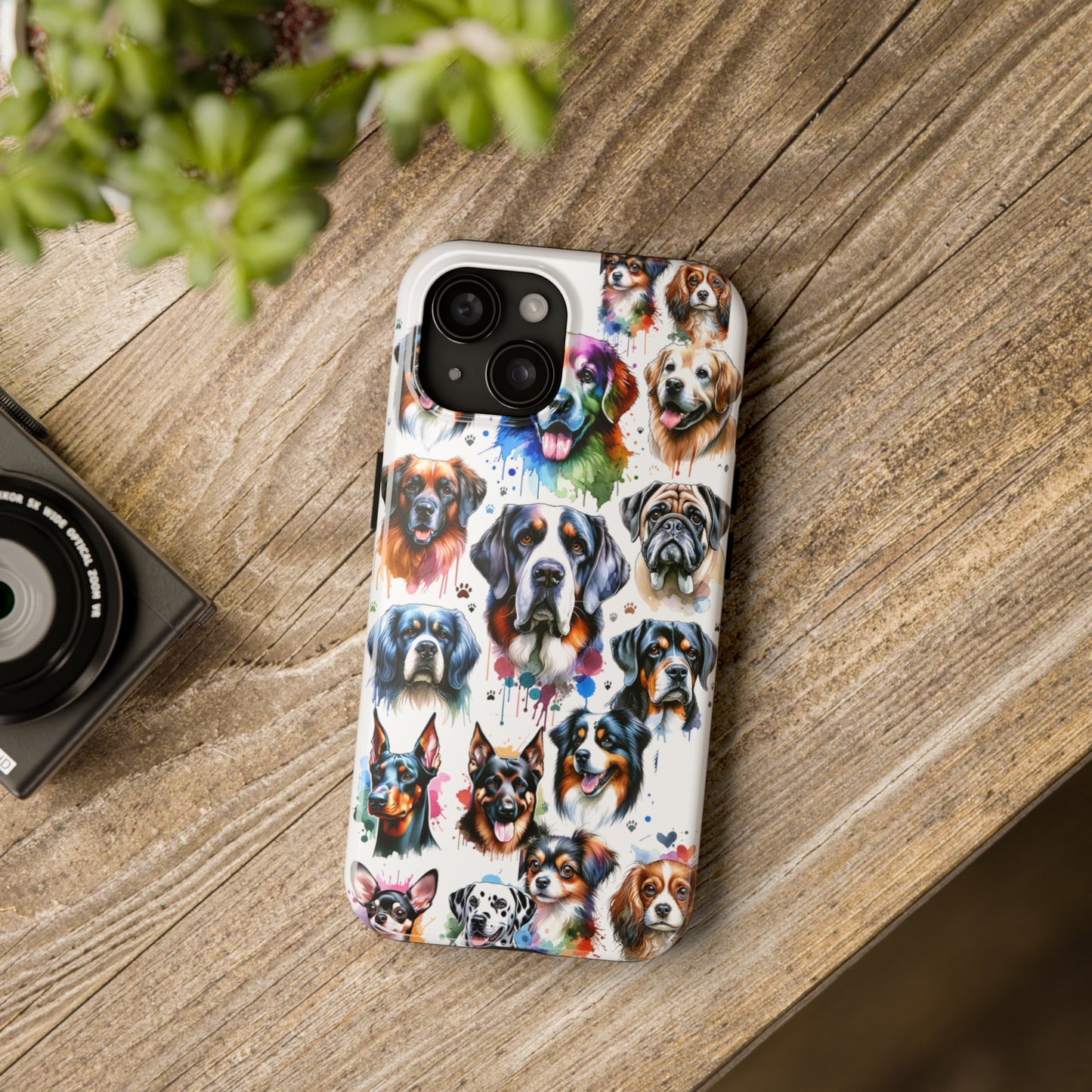 Dog World Tough Phone Cases makes a great gift for dog lovers, mom, dad, holidays