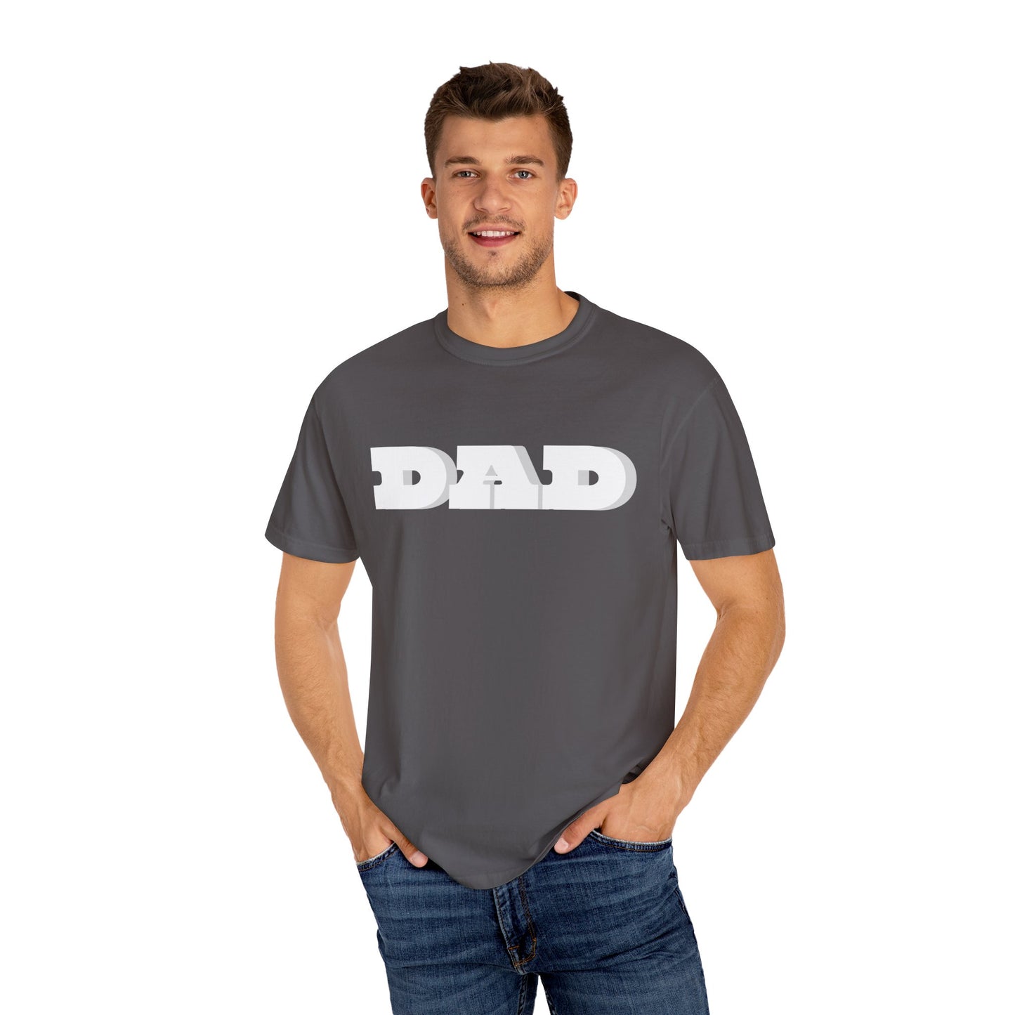 DAD Garment-Dyed T-shirt for Birthdays, Father's Day or any occasional