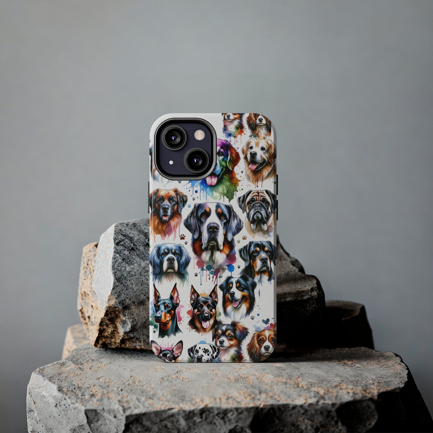 Dog World Tough Phone Cases makes a great gift for dog lovers, mom, dad, holidays