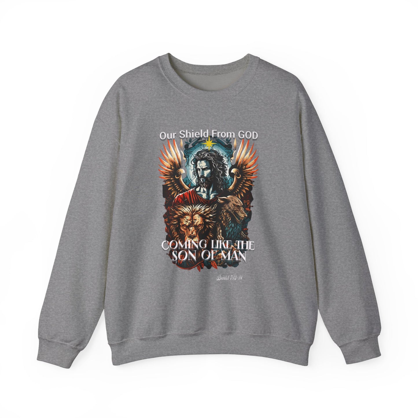 Our Shield Unisex Heavy Blend™ Crewneck Sweatshirt makes a great gift inspiring family and friends.