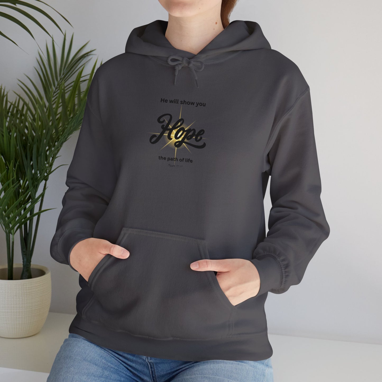 Hope Inspirational Unisex Heavy Blend™ Hooded Sweatshirt-Hope. Gift for mom, dad, family, friends, everyone