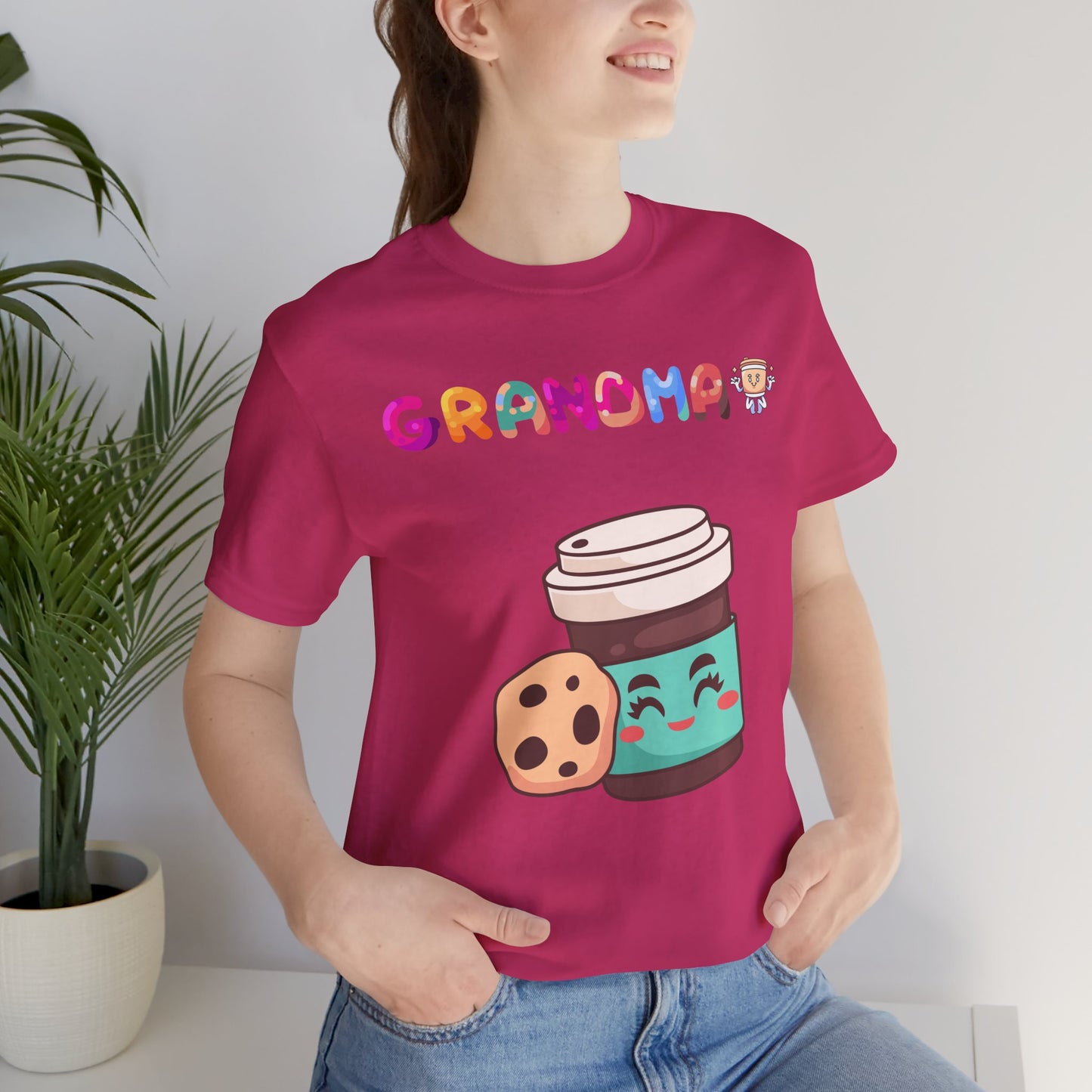 Grandma Jersey Short Sleeve Tee. A great gift for grandma, mom, daughter and sister