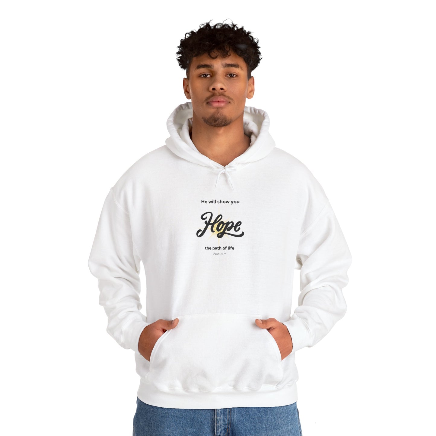 Hope Inspirational Unisex Heavy Blend™ Hooded Sweatshirt-Hope. Gift for mom, dad, family, friends, everyone