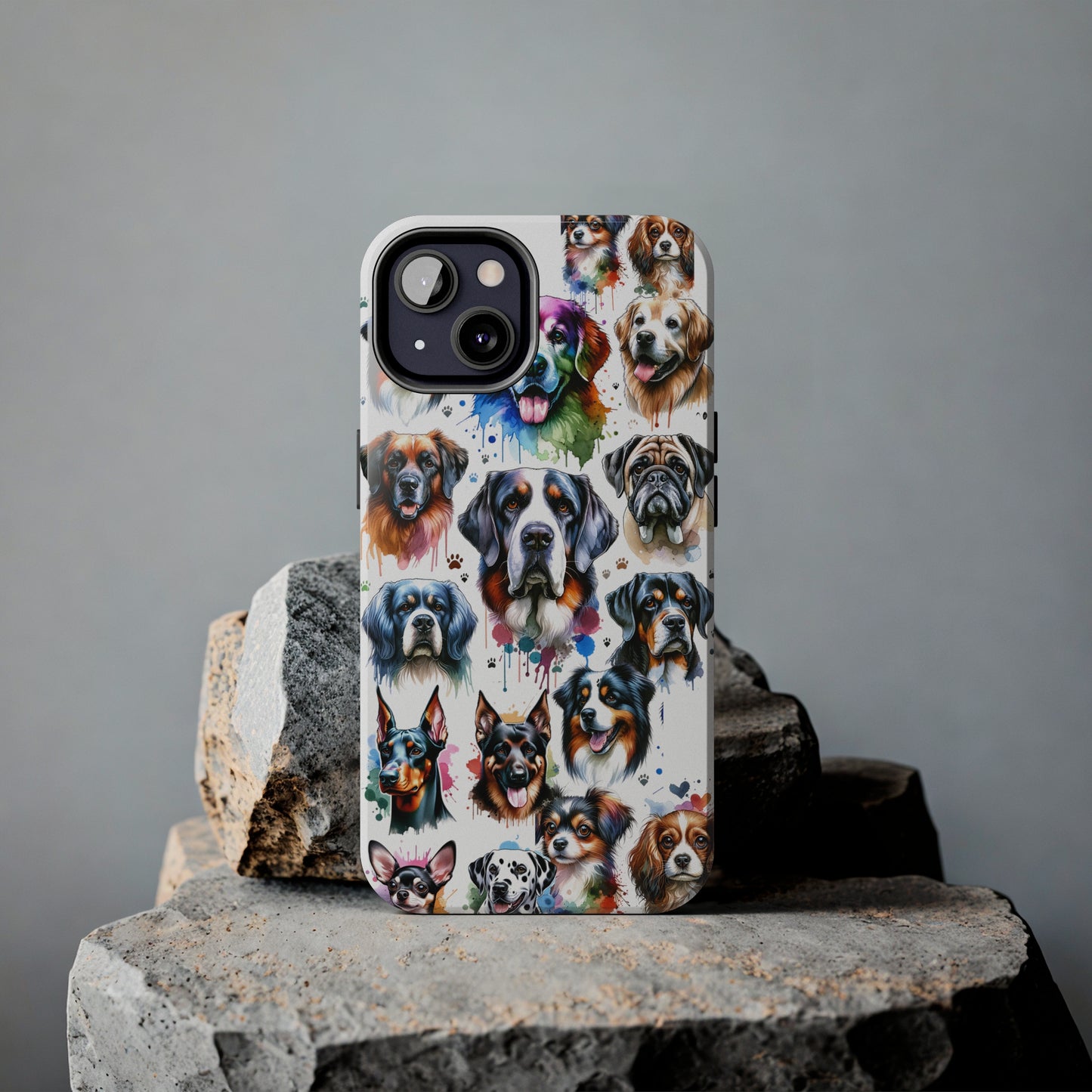 Dog World Tough Phone Cases makes a great gift for dog lovers, mom, dad, holidays