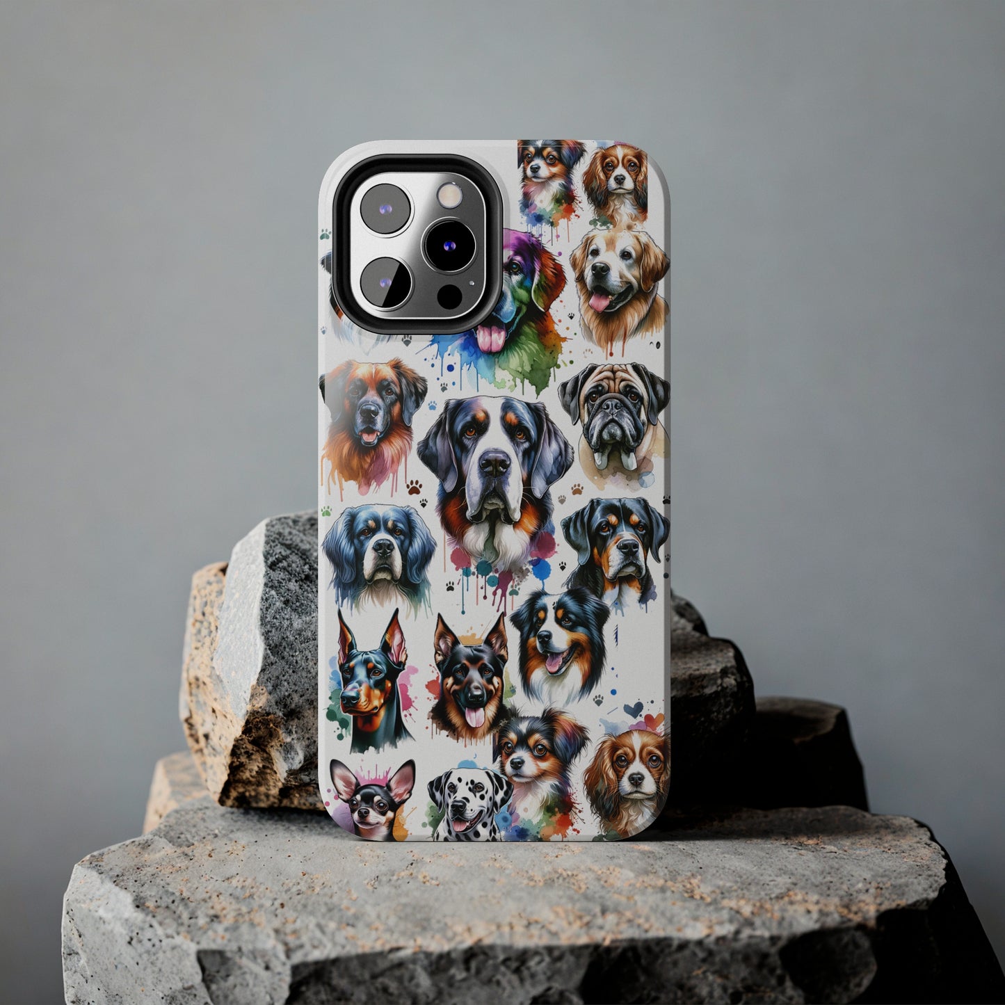 Dog World Tough Phone Cases makes a great gift for dog lovers, mom, dad, holidays