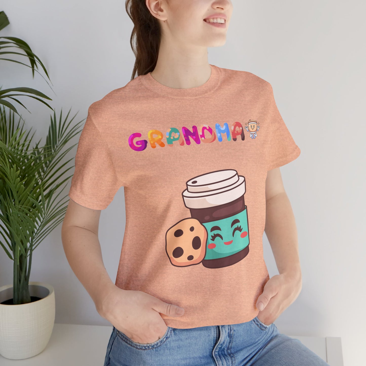 Grandma Jersey Short Sleeve Tee. A great gift for grandma, mom, daughter and sister