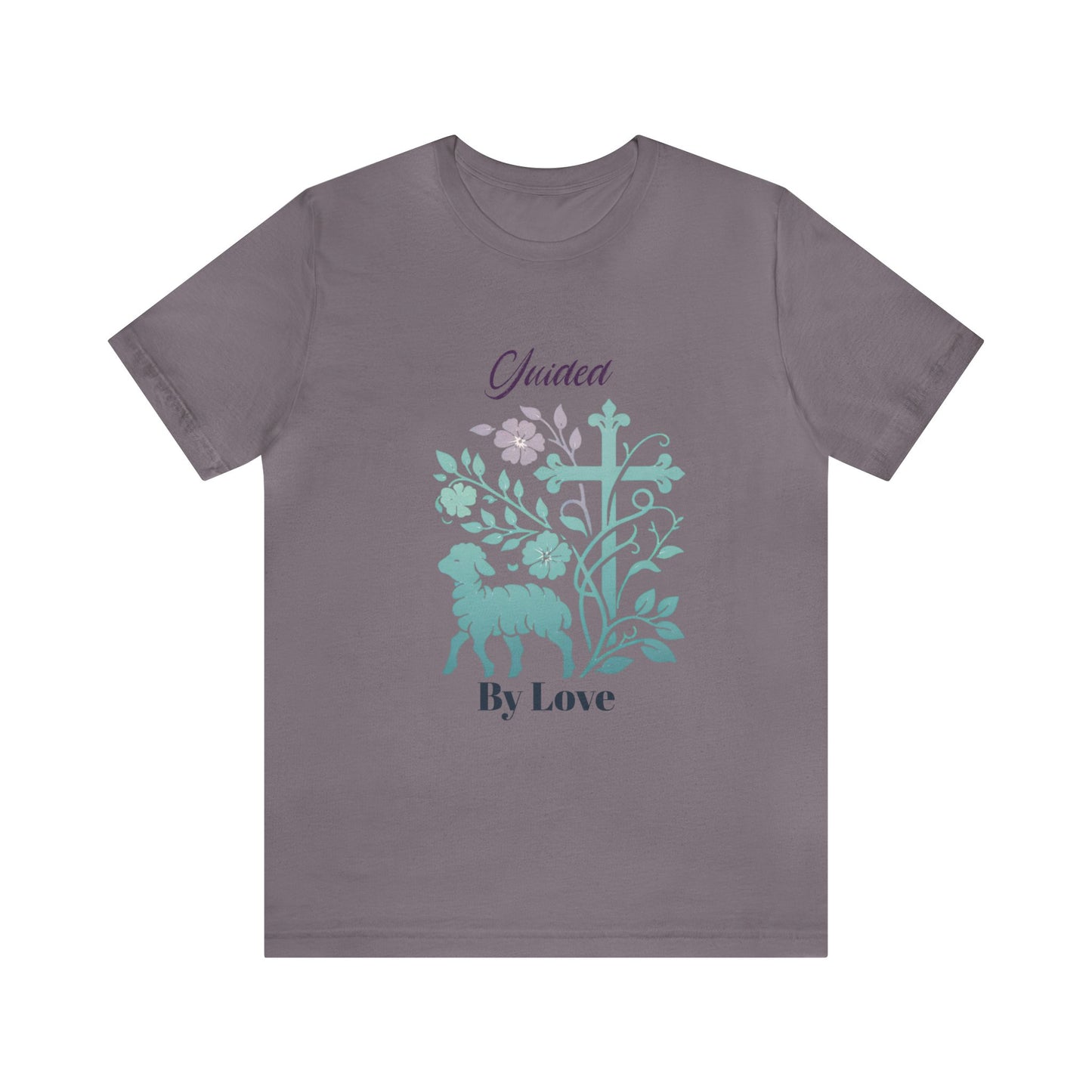 Guided by Love Unisex Jersey Short Sleeve Tee is a great gift for mom, dad, grandma, grandpa, Easter and birthdays