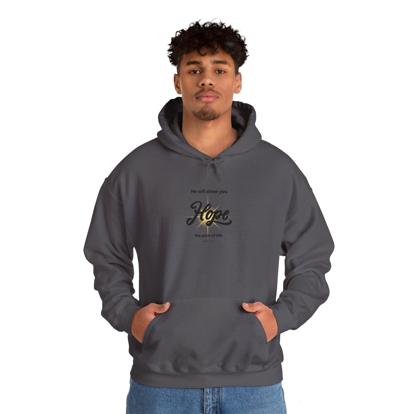 Hope Inspirational Unisex Heavy Blend™ Hooded Sweatshirt-Hope. Gift for mom, dad, family, friends, everyone