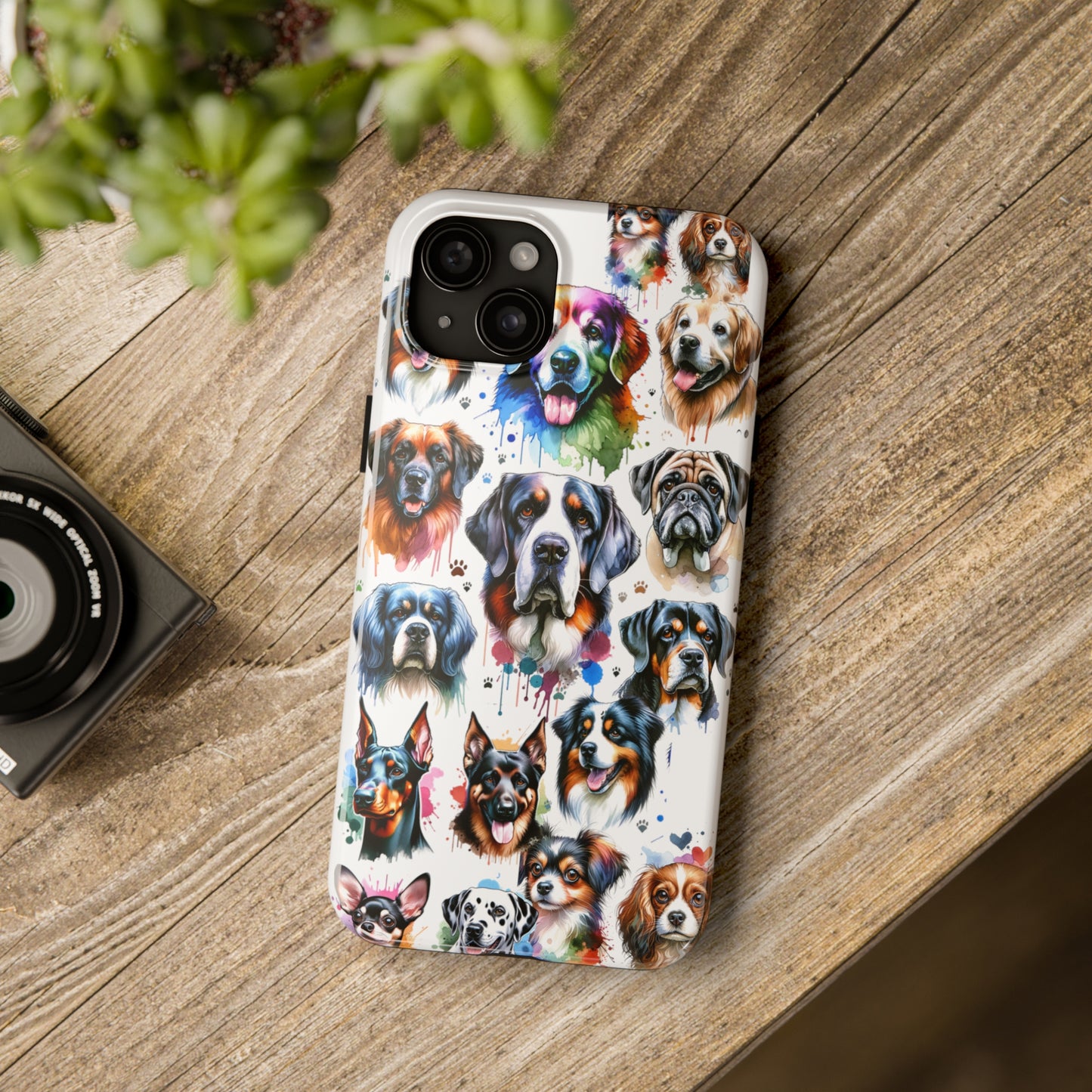 Dog World Tough Phone Cases makes a great gift for dog lovers, mom, dad, holidays