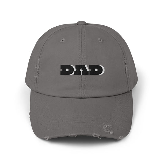 Dad Unisex Distressed Cap for birthdays, Father's Day, any occasion