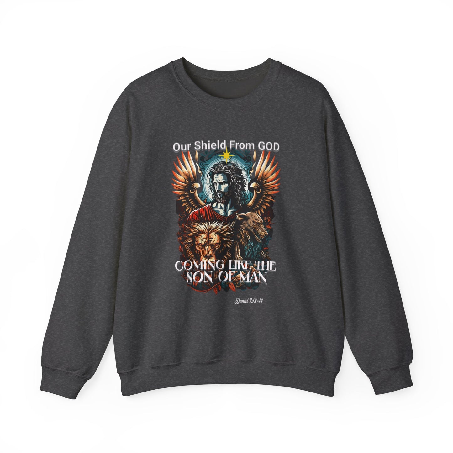 Our Shield Unisex Heavy Blend™ Crewneck Sweatshirt makes a great gift inspiring family and friends.