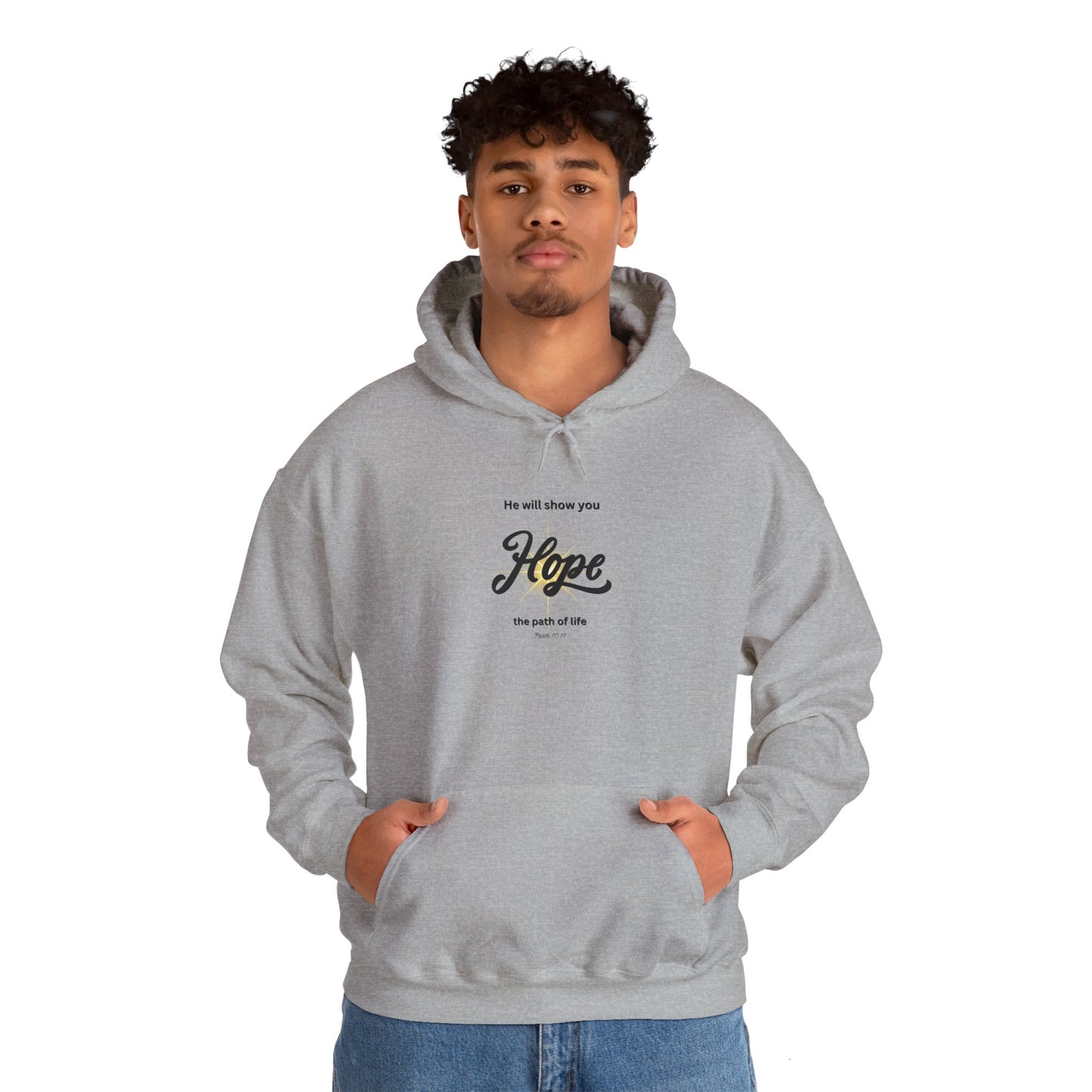 Hope Inspirational Unisex Heavy Blend™ Hooded Sweatshirt-Hope. Gift for mom, dad, family, friends, everyone