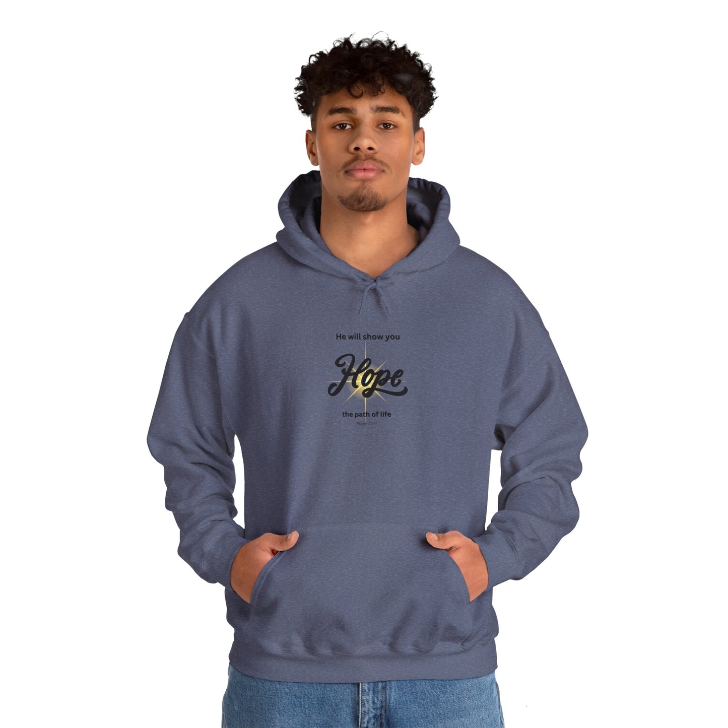 Hope Inspirational Unisex Heavy Blend™ Hooded Sweatshirt-Hope. Gift for mom, dad, family, friends, everyone