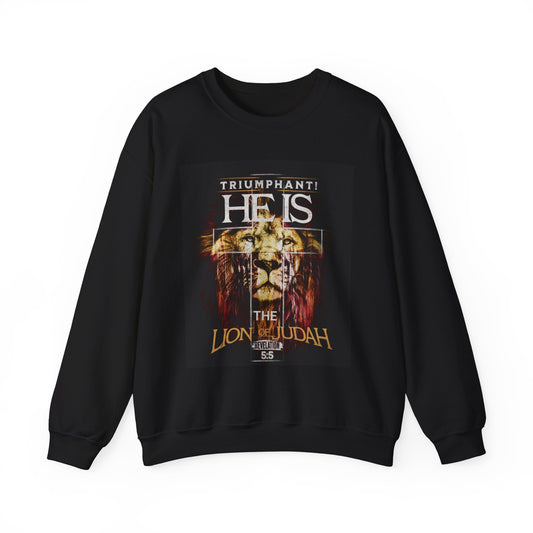 He Is Inspirational Unisex Heavy Blend™ Crewneck Sweatshirt. A great gift for family, friends, church congregation