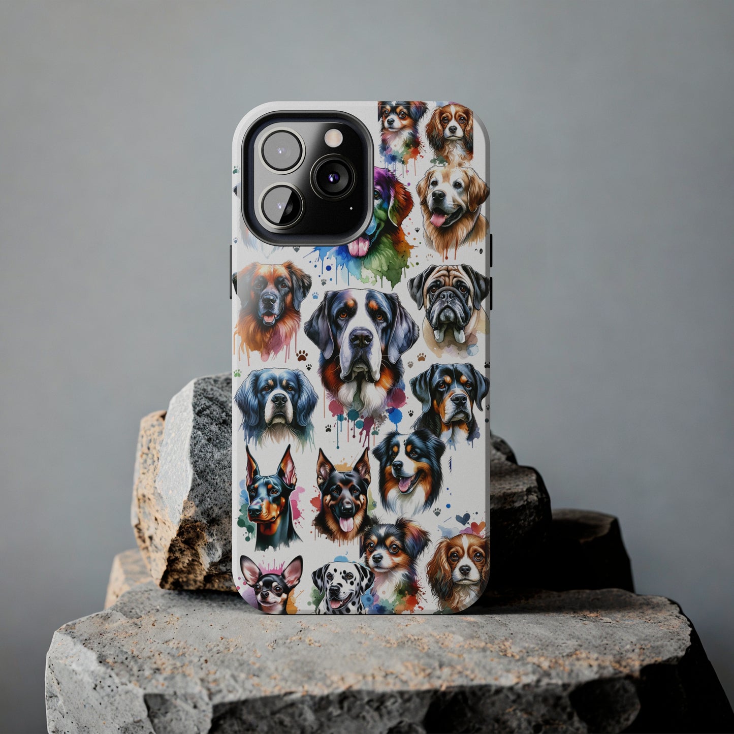 Dog World Tough Phone Cases makes a great gift for dog lovers, mom, dad, holidays