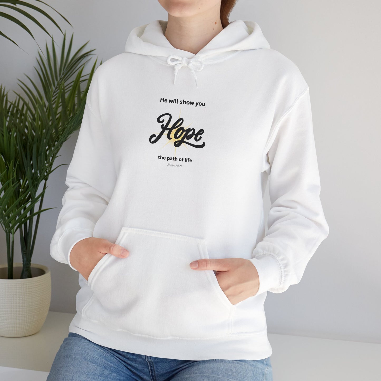 Hope Inspirational Unisex Heavy Blend™ Hooded Sweatshirt-Hope. Gift for mom, dad, family, friends, everyone