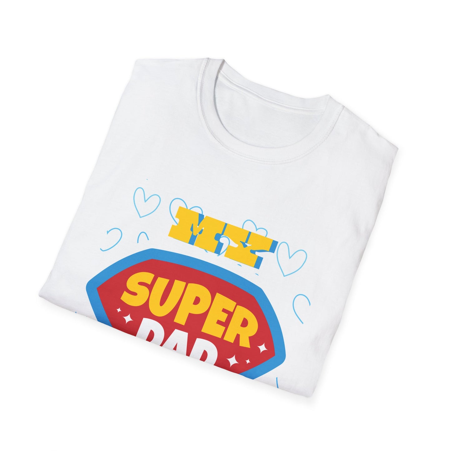 Super Dad Unisex Softstyle T-Shirt for dad, granddad, brothers, all fathers